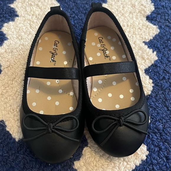 Baby Girls Cat & Jack Nora Slip-on Ballet Flats - size 5 - Picture 4 of 4